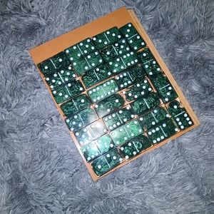 Handmade resin dominos